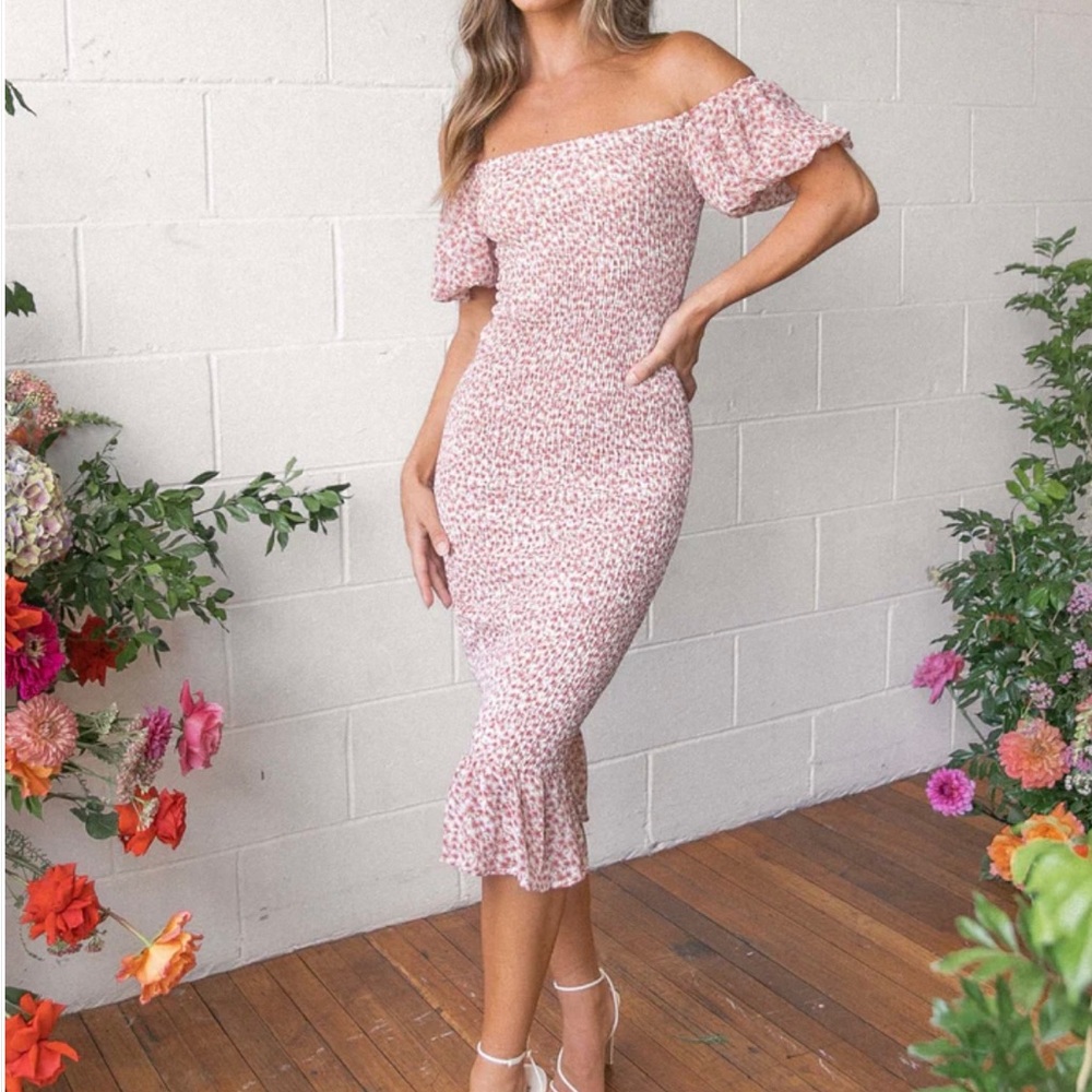 Petal & Pup Rubik Dress Pink